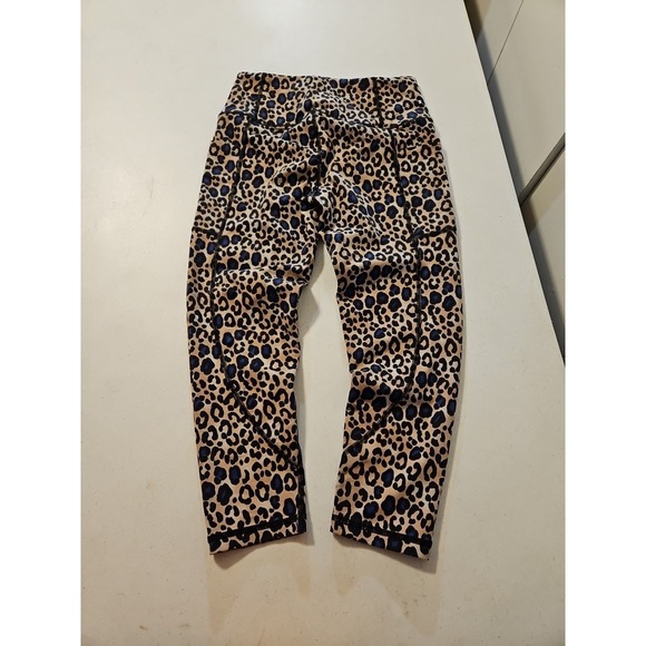 Victoria's Sport Knockout Cheetah Print Cari Legging Pockets Size Small (A1181 - Picture 4 of 6